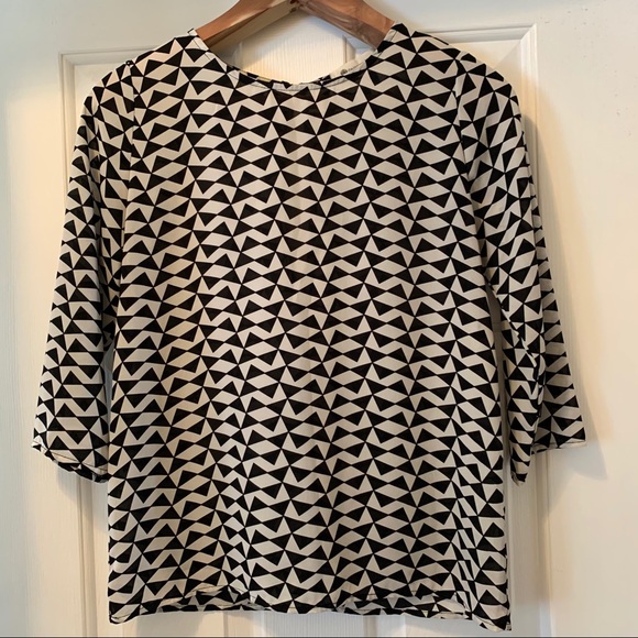 The Impeccable Pig Tops - The Impeccable Pig Three-Quarter Sleeve Top-Size S